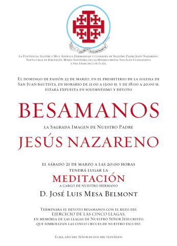 Meditación y besamanos