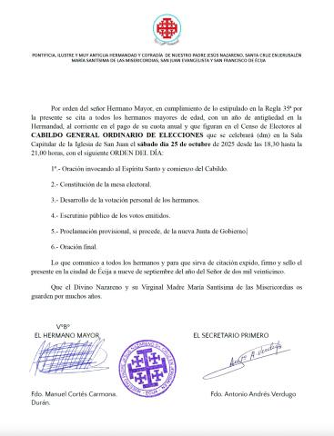 Cabildo general de Elecciones