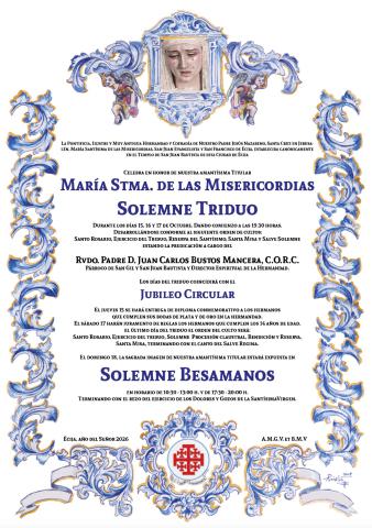 Triduo a María Stma. de las Misericordias